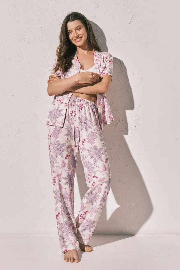 women'secret kadın viskon iki parçalı pijama