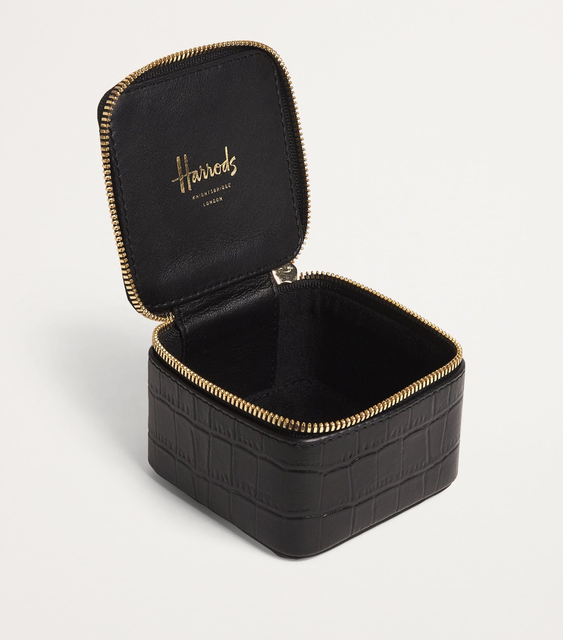 Black Small Leather Trinket Box