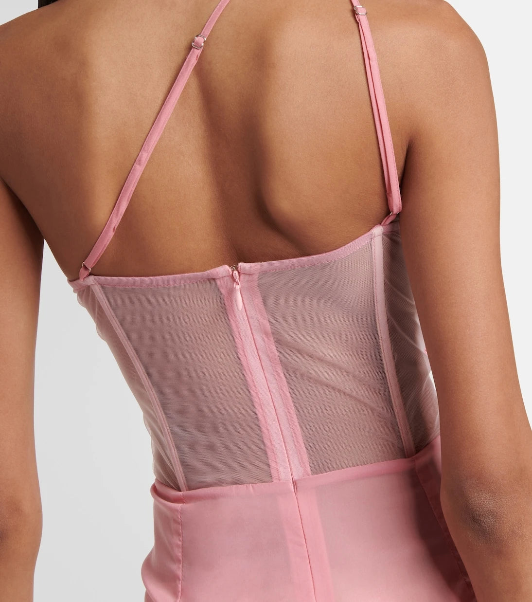 Nensi Dojaka - Draped one-shoulder minidress