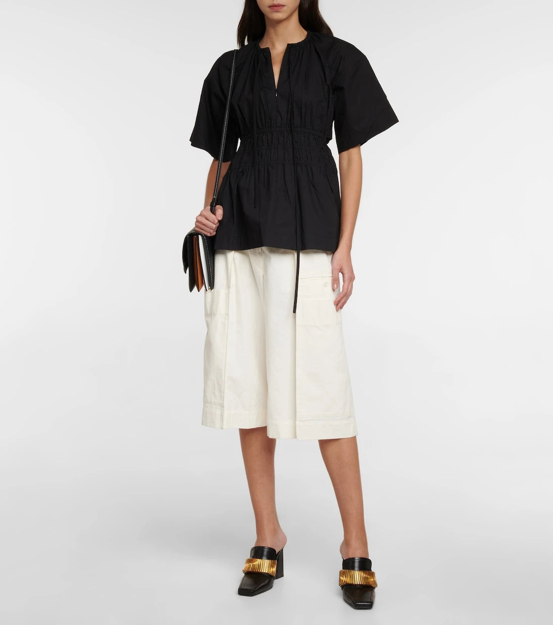 Proenza Schouler - Drawstring cotton top