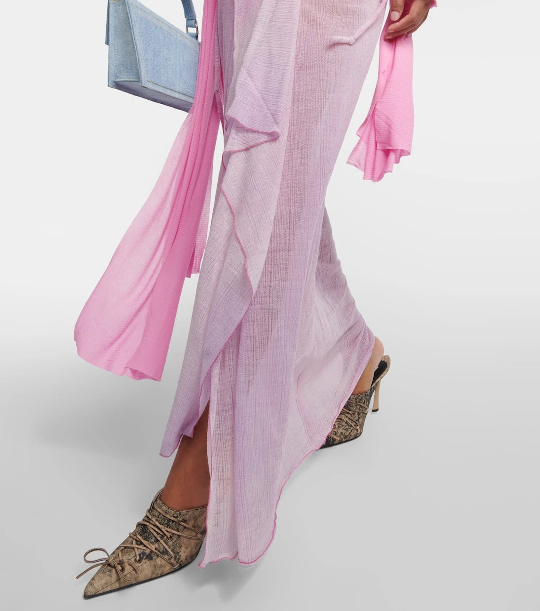 Acne Studios - Wrap wool-blend maxi skirt
