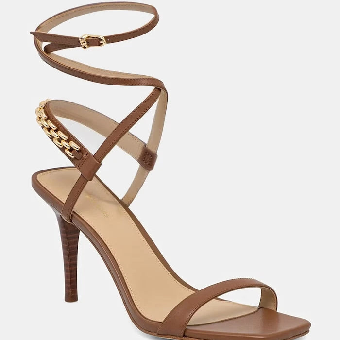 MICHAEL Michael Kors Marcia Topuklu Deri Sandalet