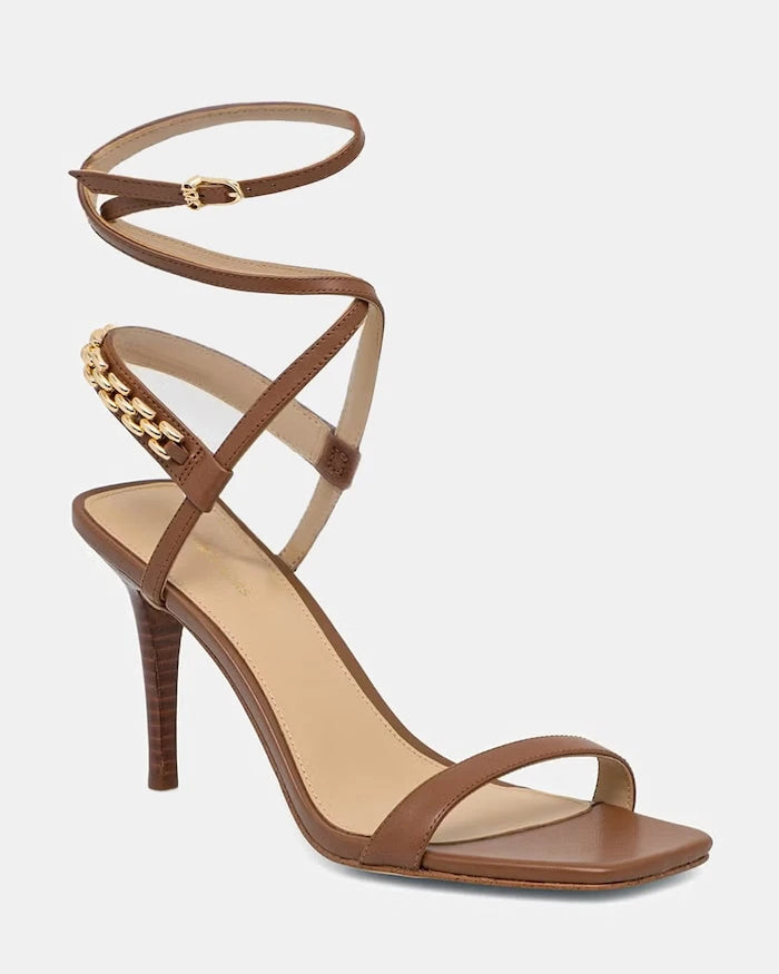 MICHAEL Michael Kors Marcia Topuklu Deri Sandalet