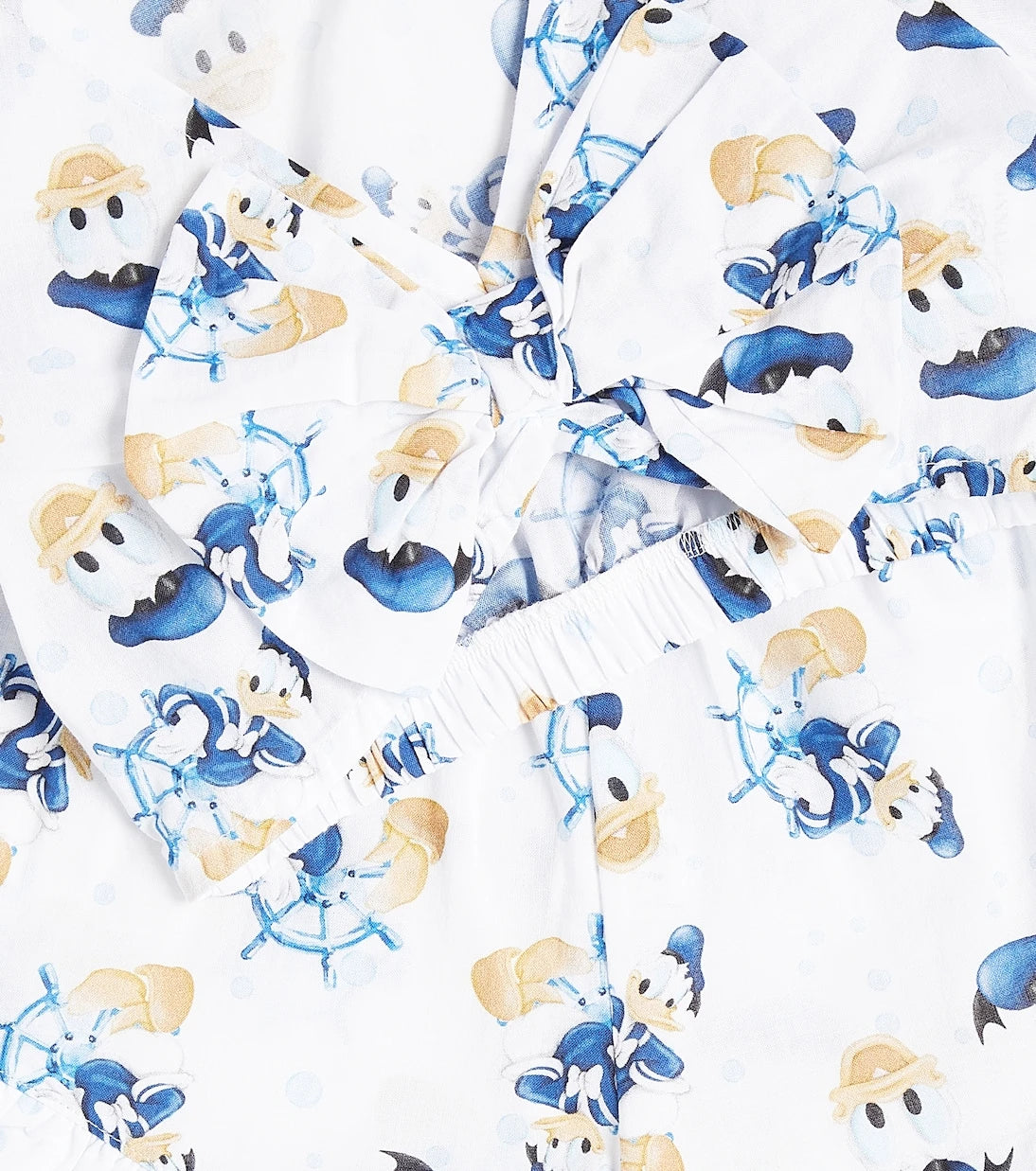 Monnalisa - Printed cotton top and shorts set