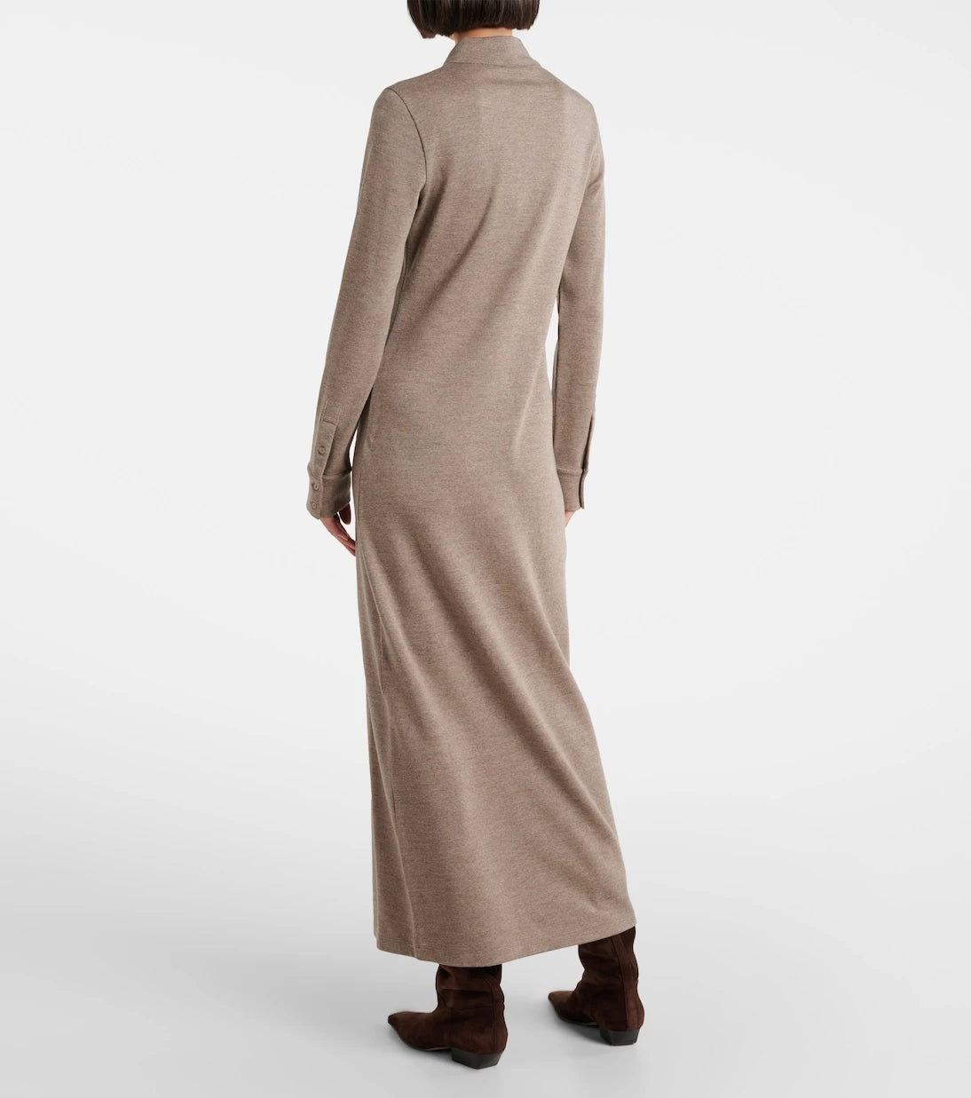Ralph Lauren Collection - فستان بولو من صوف الجيرسيه