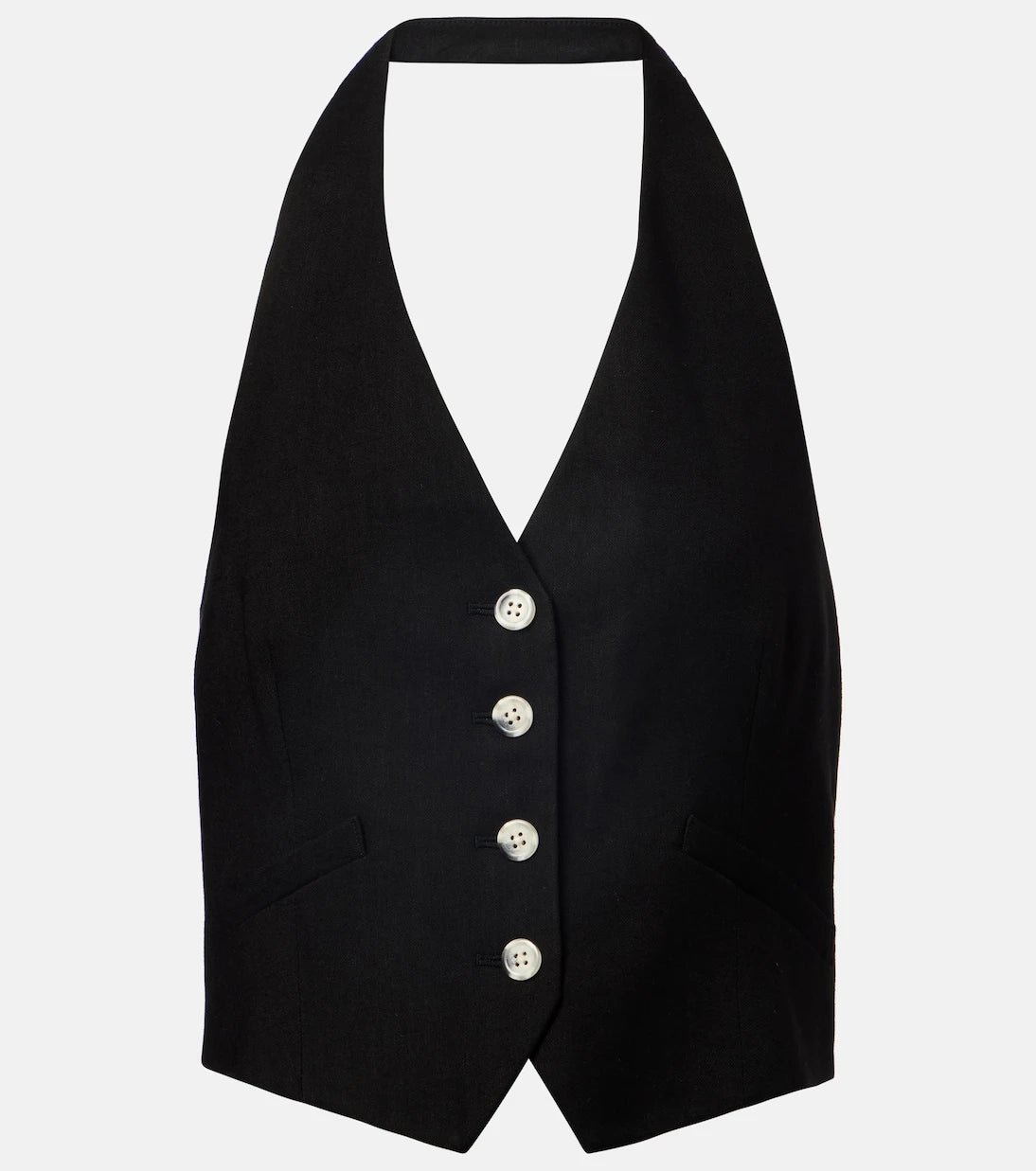 Veronica Beard - Arabella linen-blend vest