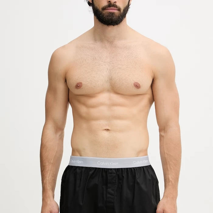 Calvin Klein Underwear erkek pamuklu elastanlı bol boxer 3’lü