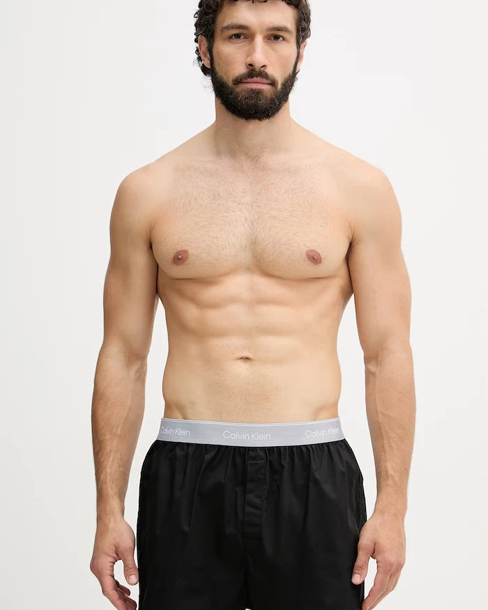 Calvin Klein Underwear erkek pamuklu elastanlı bol boxer 3’lü