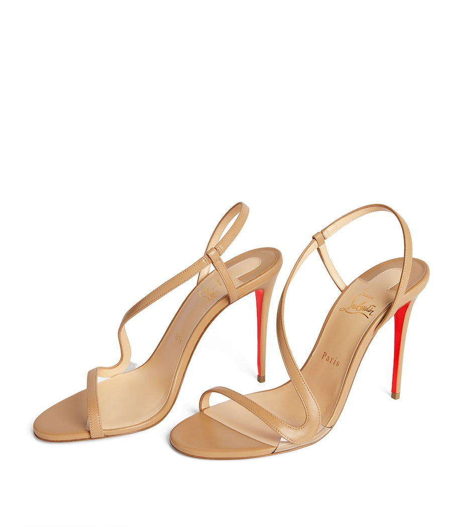 Christian Louboutin Nude Rosalie Leather Sandals 100