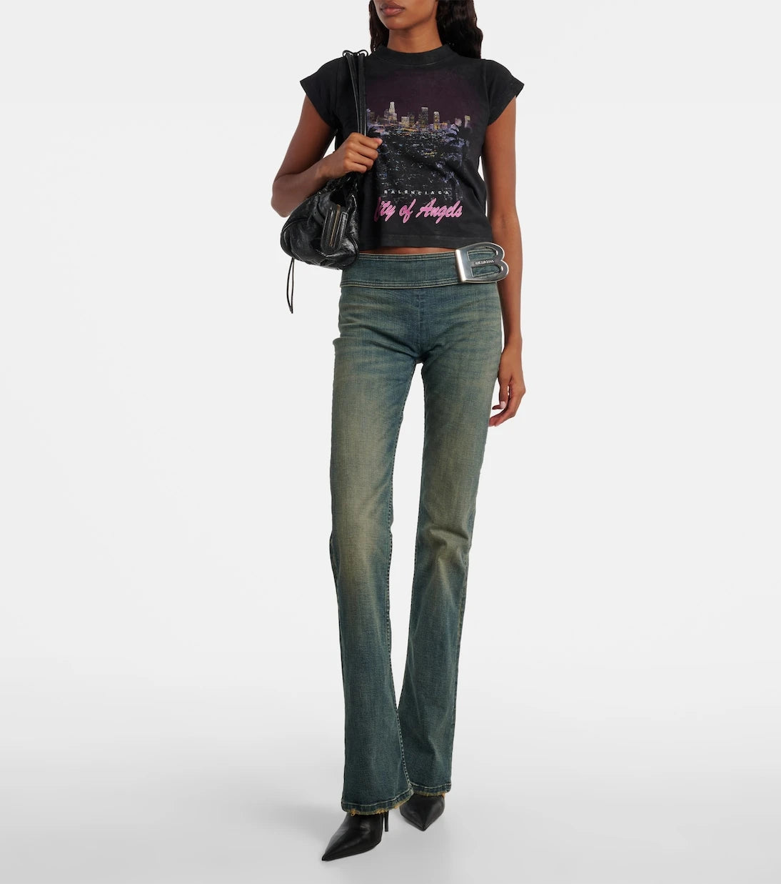 Balenciaga - Avenue 90 leather ankle boots