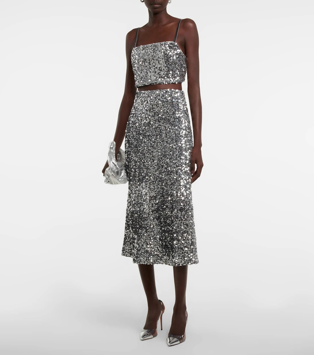 Dorothee Schumacher - Shimmering Attraction sequined crop top