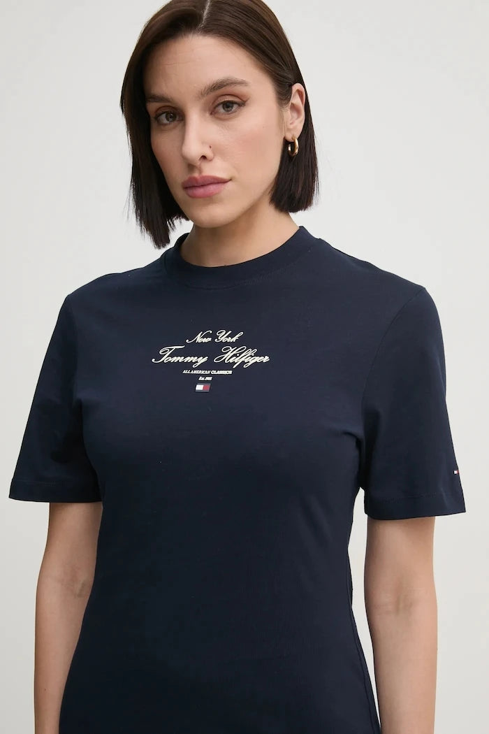 Tommy Hilfiger Pamuklu Elbise