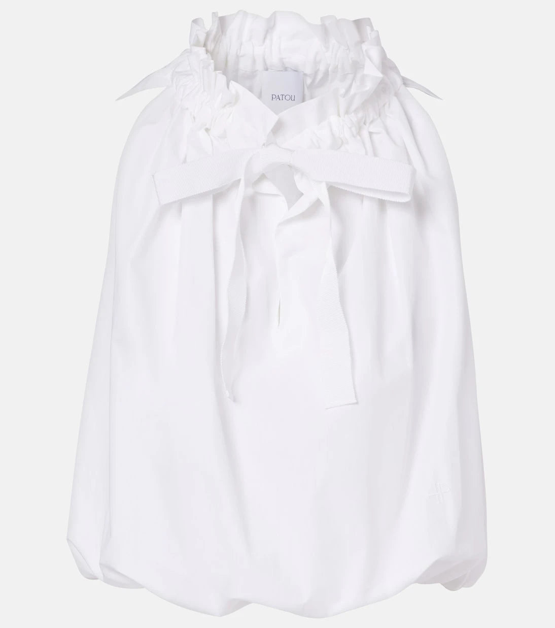 Patou - Gathered cotton top