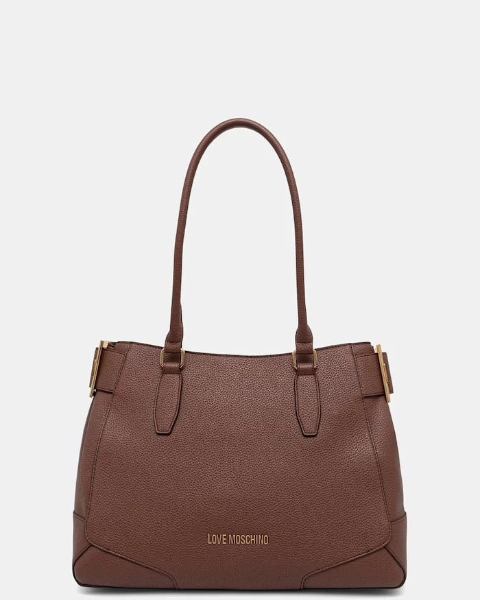 Love Moschino чанта tote дамска от имитация на кожа