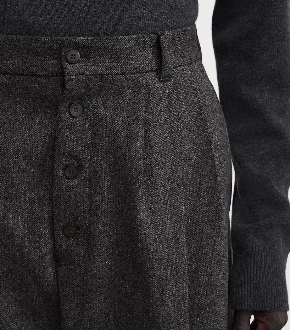 Wool-Blend Fernando Trousers