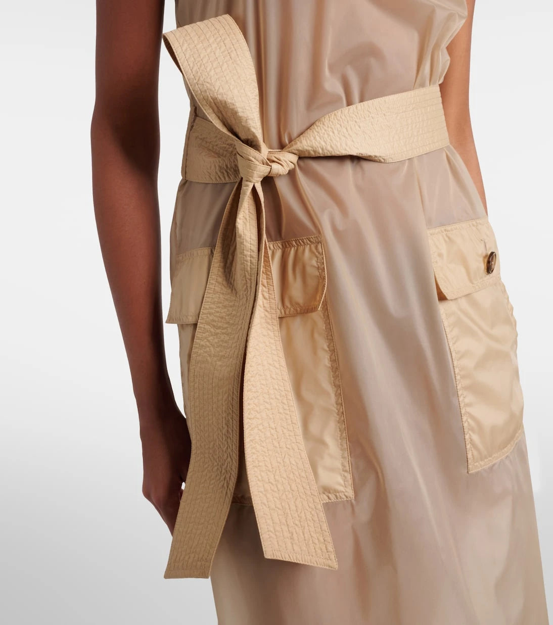Saint Laurent - Semi-sheer midi dress