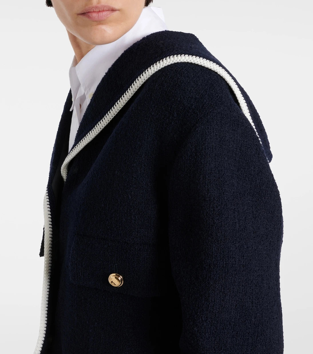 Miu Miu - Cropped wool-blend tweed jacket