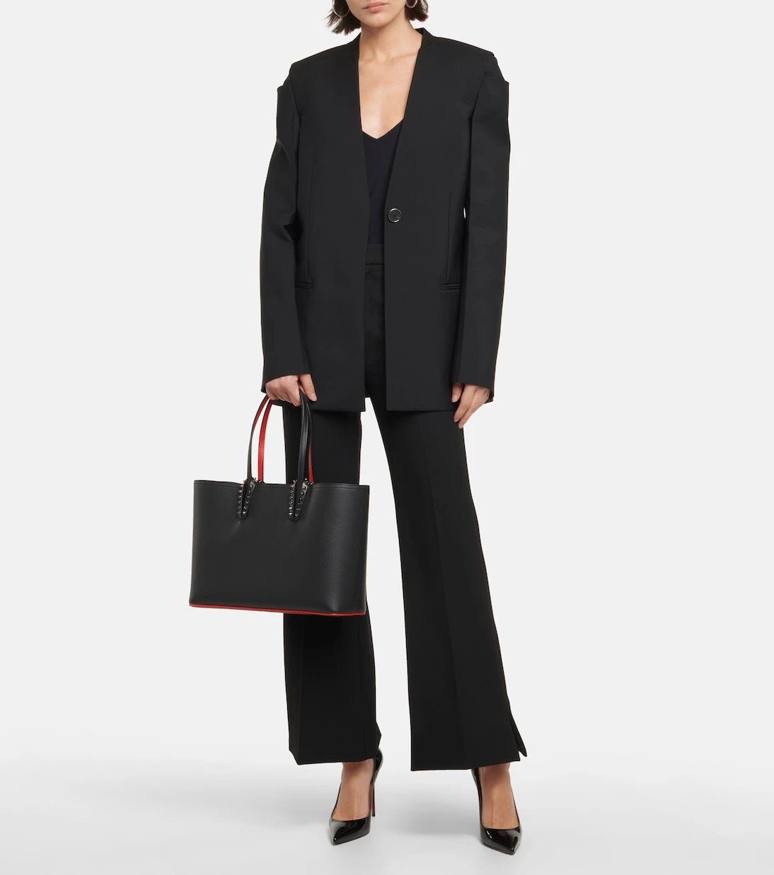 Christian Louboutin - Cabata Small leather tote