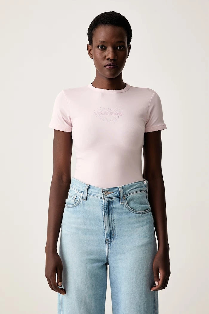 Guess Jeans kadın pamuklu tişört