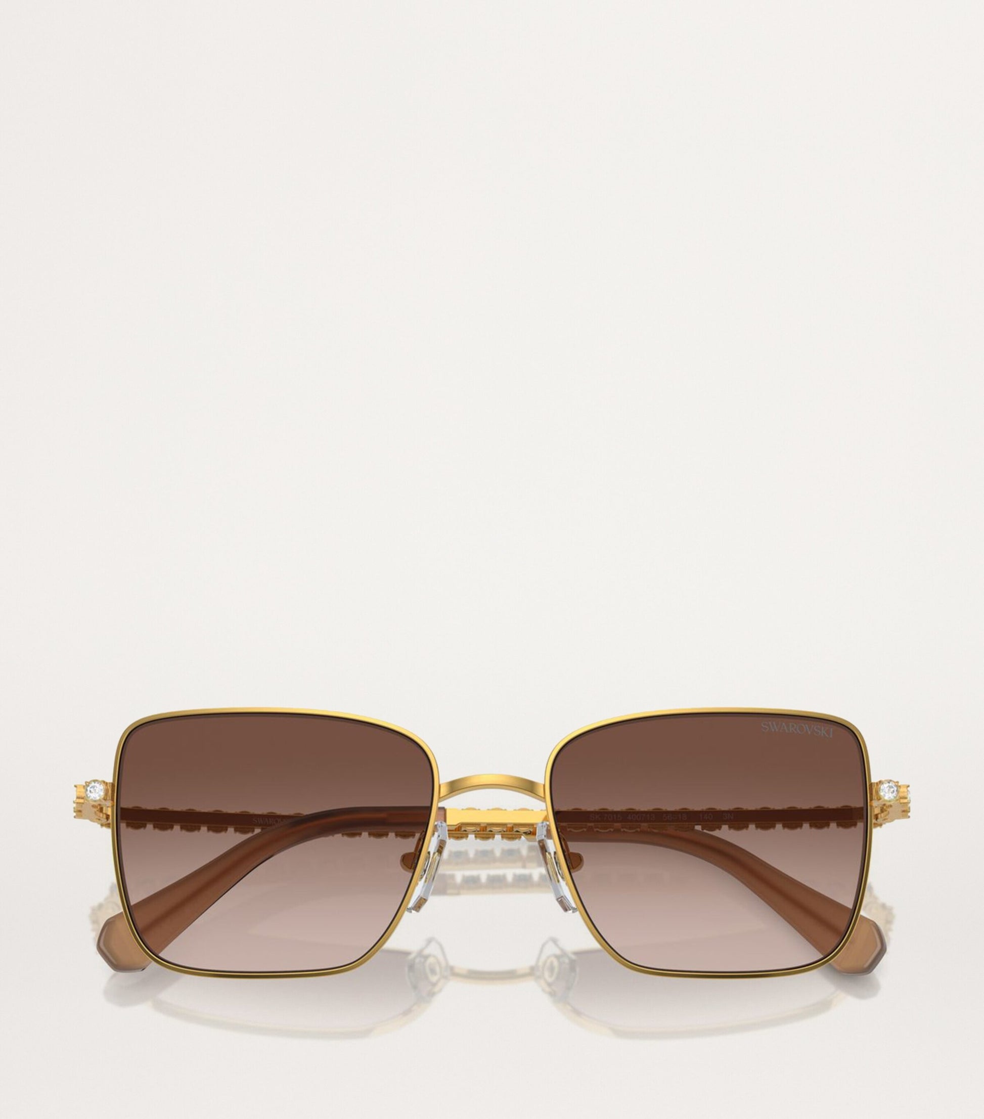 Swarovski Yellow Metal SK7015 Sunglasses