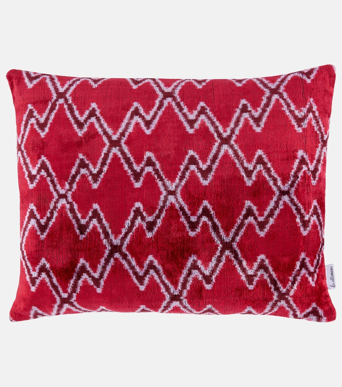 Les-Ottomans - Printed silk velvet cushion