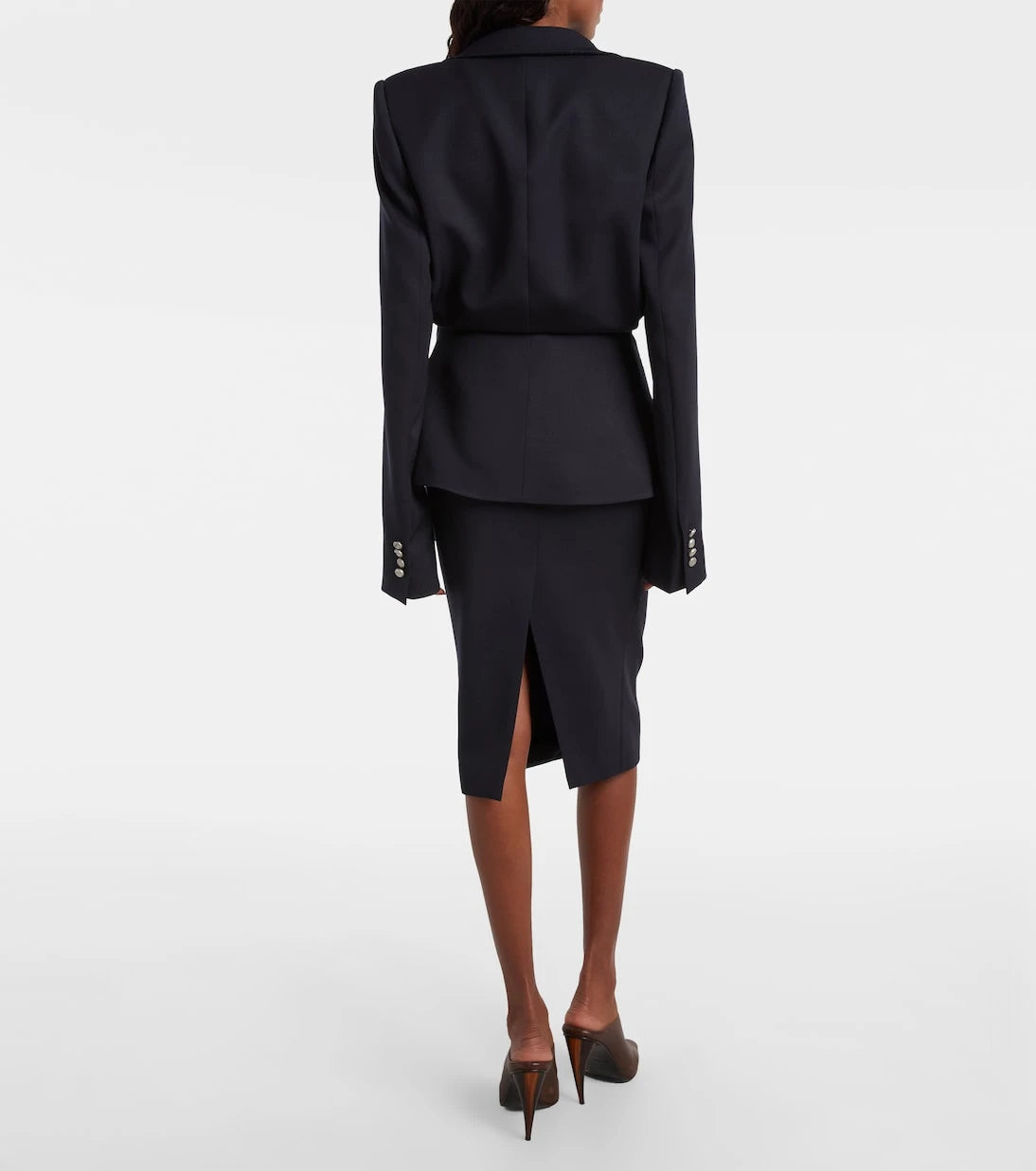 McQueen - Wool pencil skirt