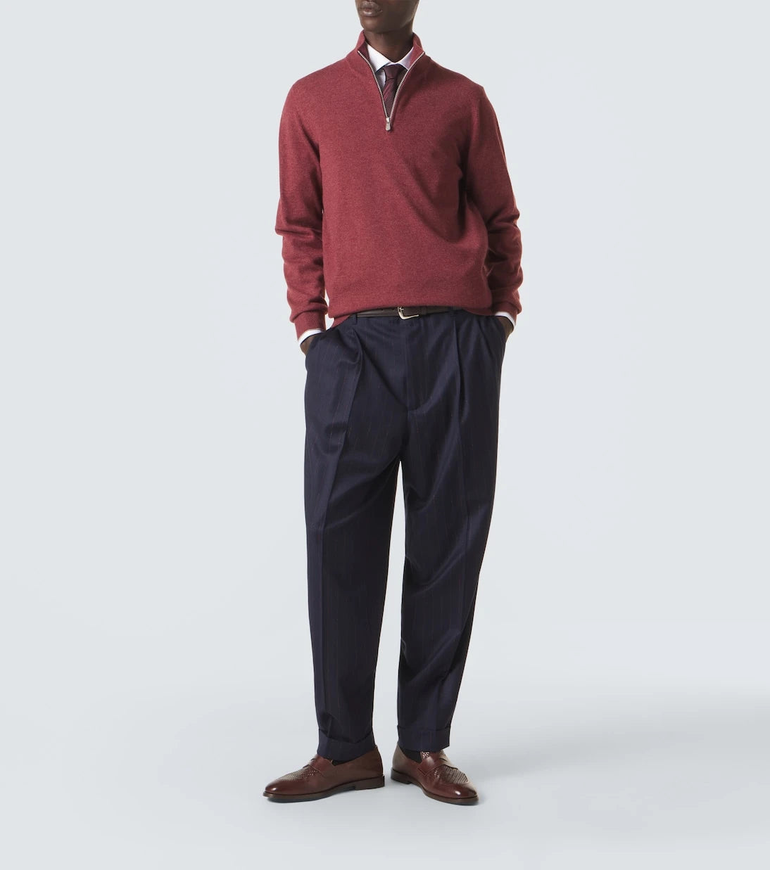 Brunello Cucinelli - Cashmere half-zip sweater