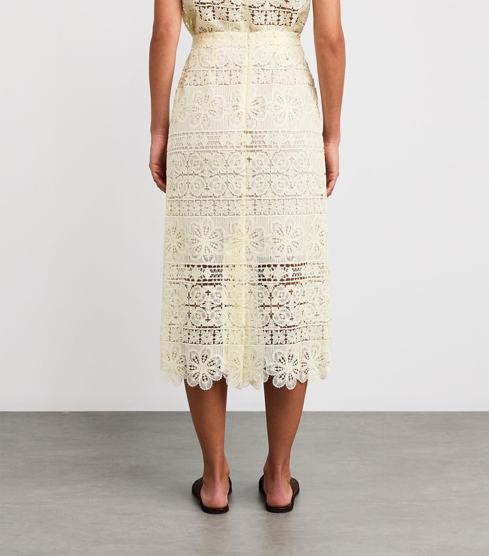 Crochet Midi Pencil Skirt YE01 CAPER