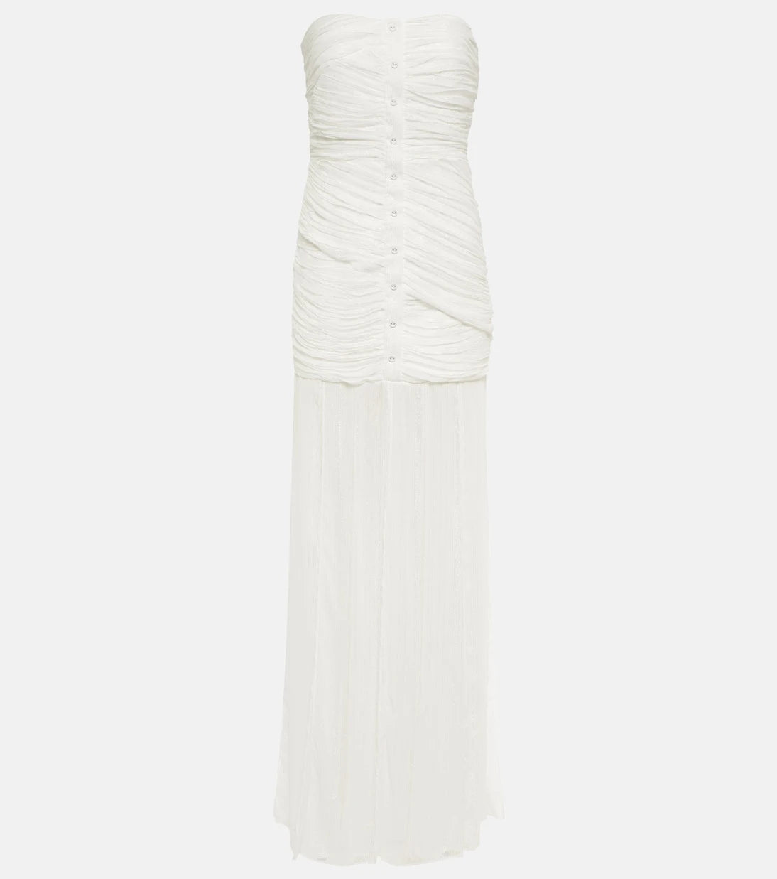Rotate - Bridal Leia ruched maxi dress