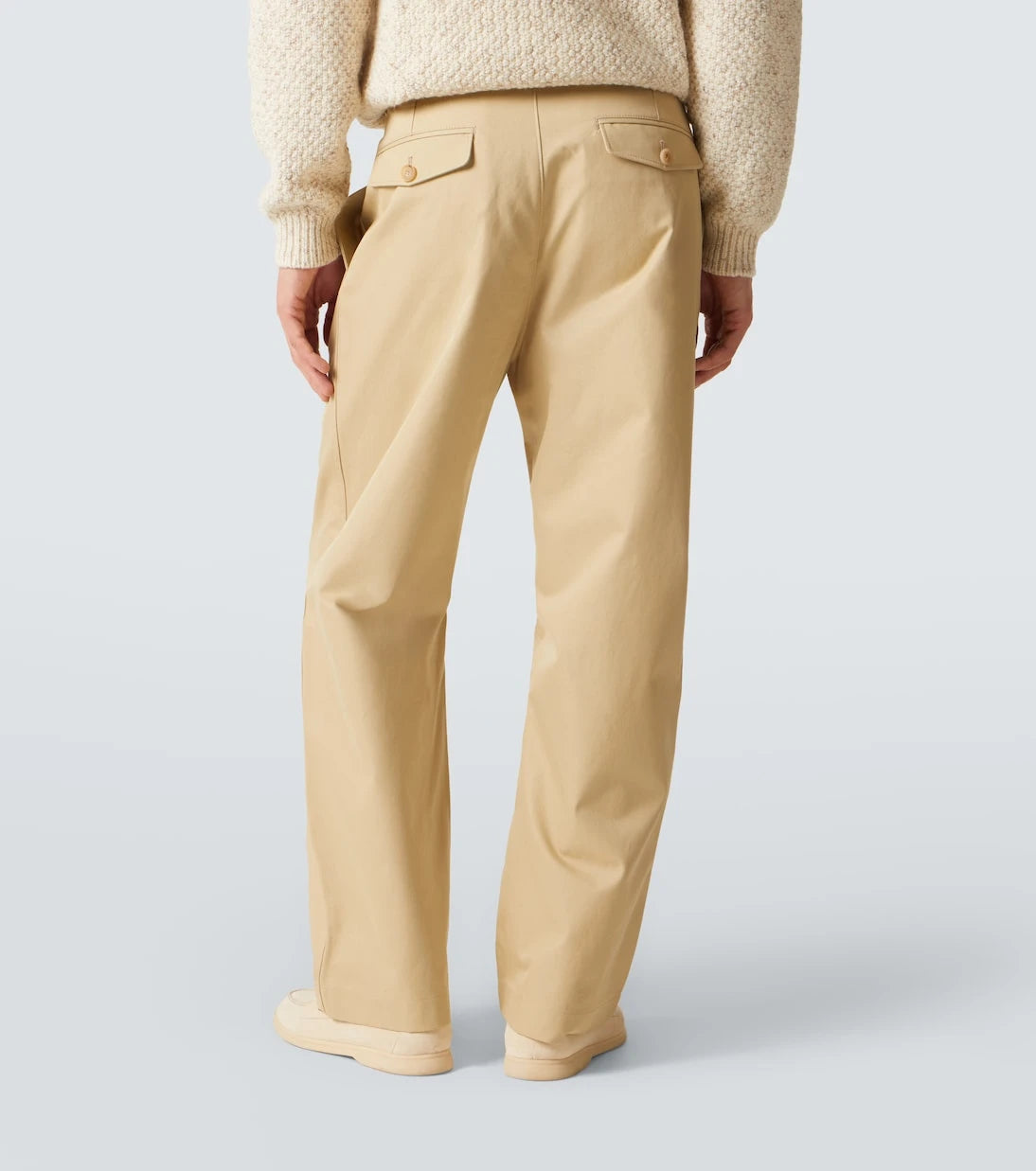 Loro Piana - Fuji cotton twill straight pants
