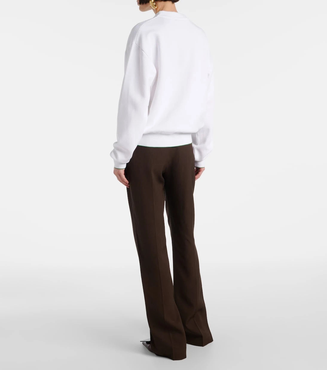 Jacquemus - Vince embroidered cotton-blend sweatshirt