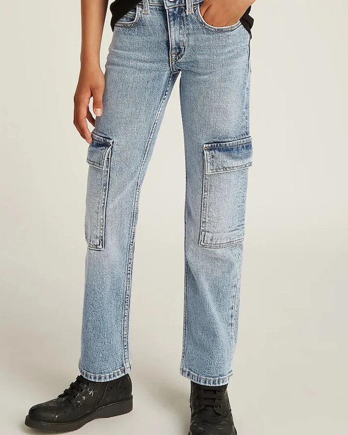 Calvin Klein Jeans Çocuk Düz Kesim Jean