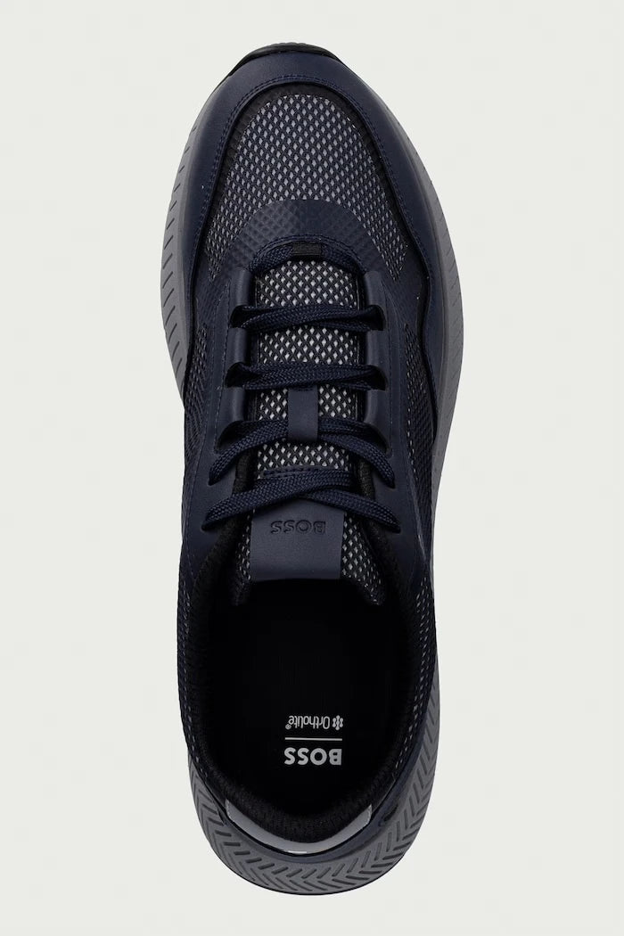 BOSS erkek spor ayakkabı Titanium