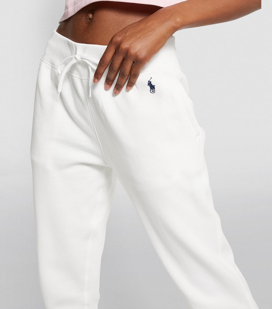 Polo Ralph Lauren White Cropped Sweatpants