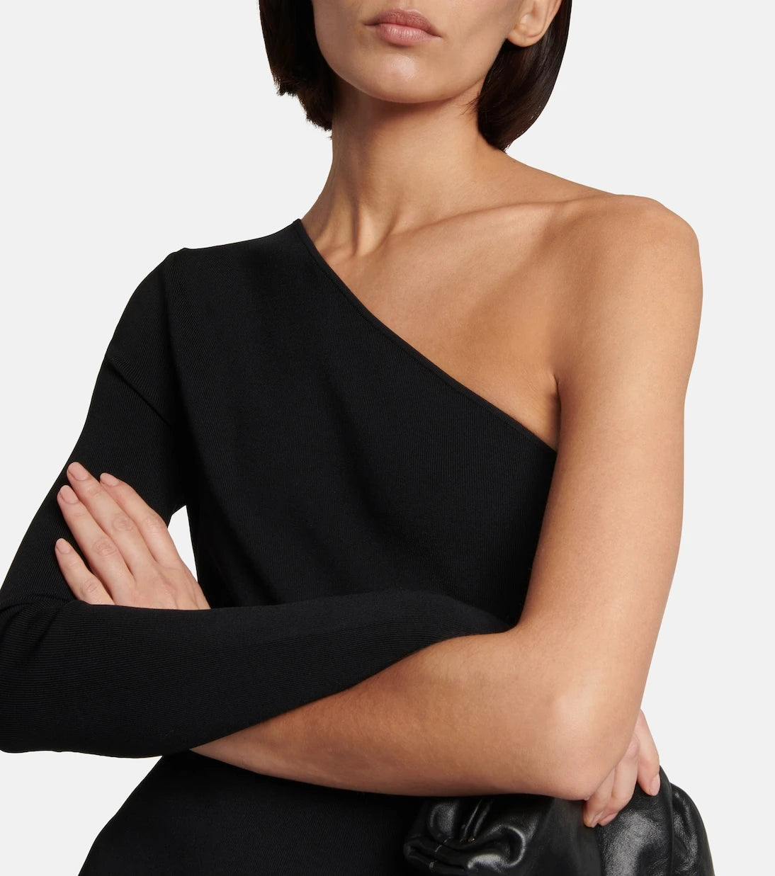 Victoria Beckham - Knitted one-shoulder maxi dress