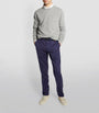 Wool Serge Straight Trousers