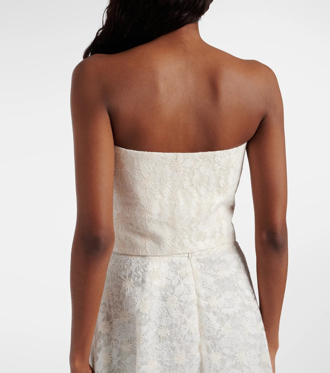 Max Mara - Elegante Agile floral crop top
