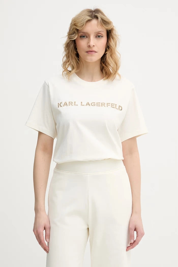 Karl Lagerfeld тениска дамска памучна