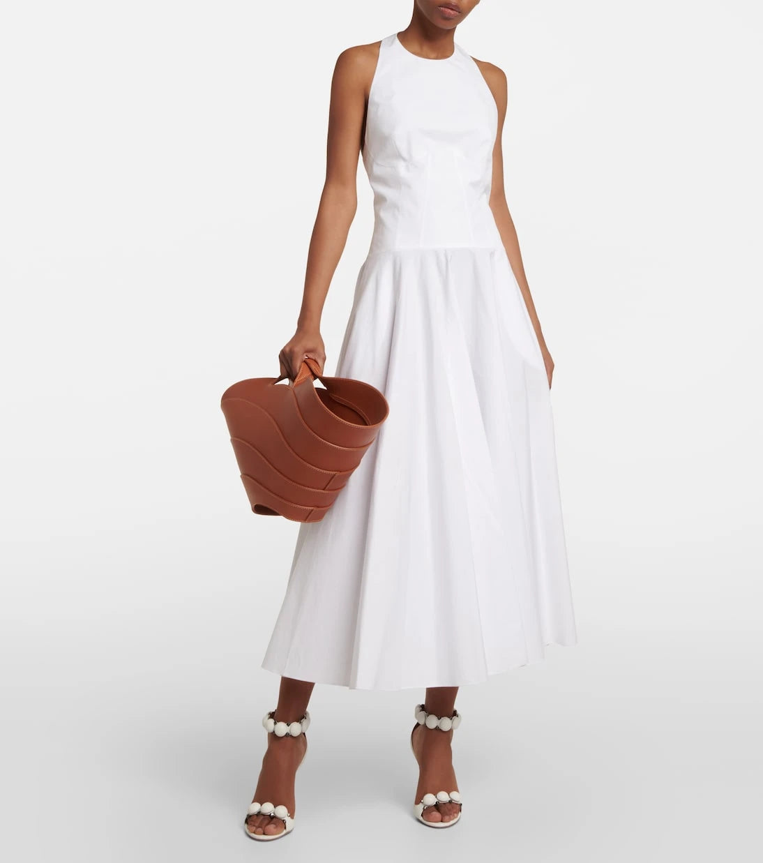 Alaïa - Khaima Medium leather tote bag