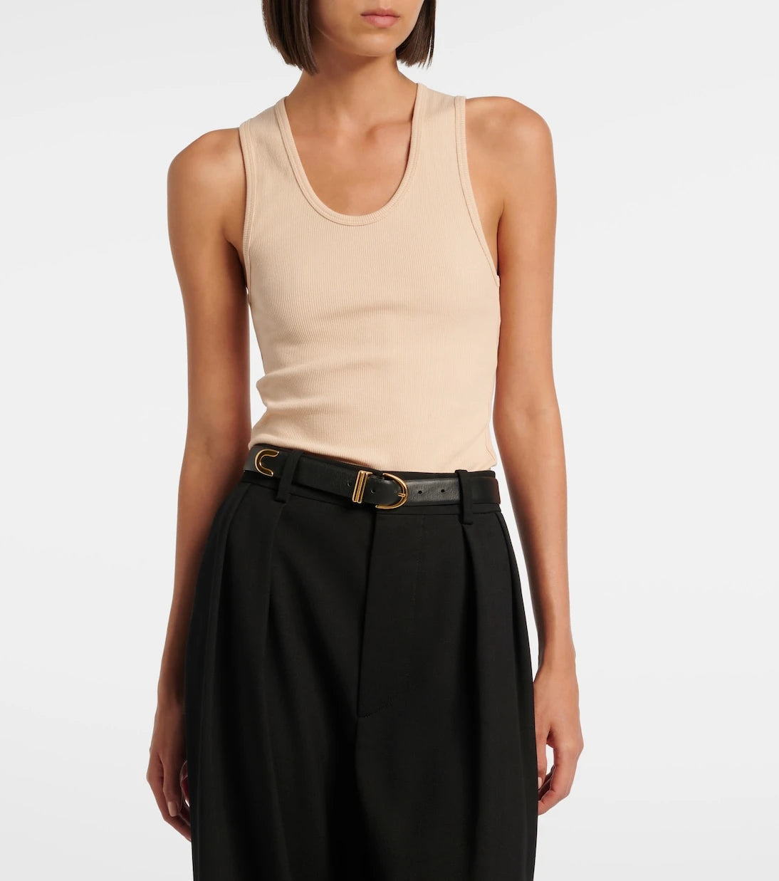 Wardrobe.NYC - Ribbed-knit cotton tank top