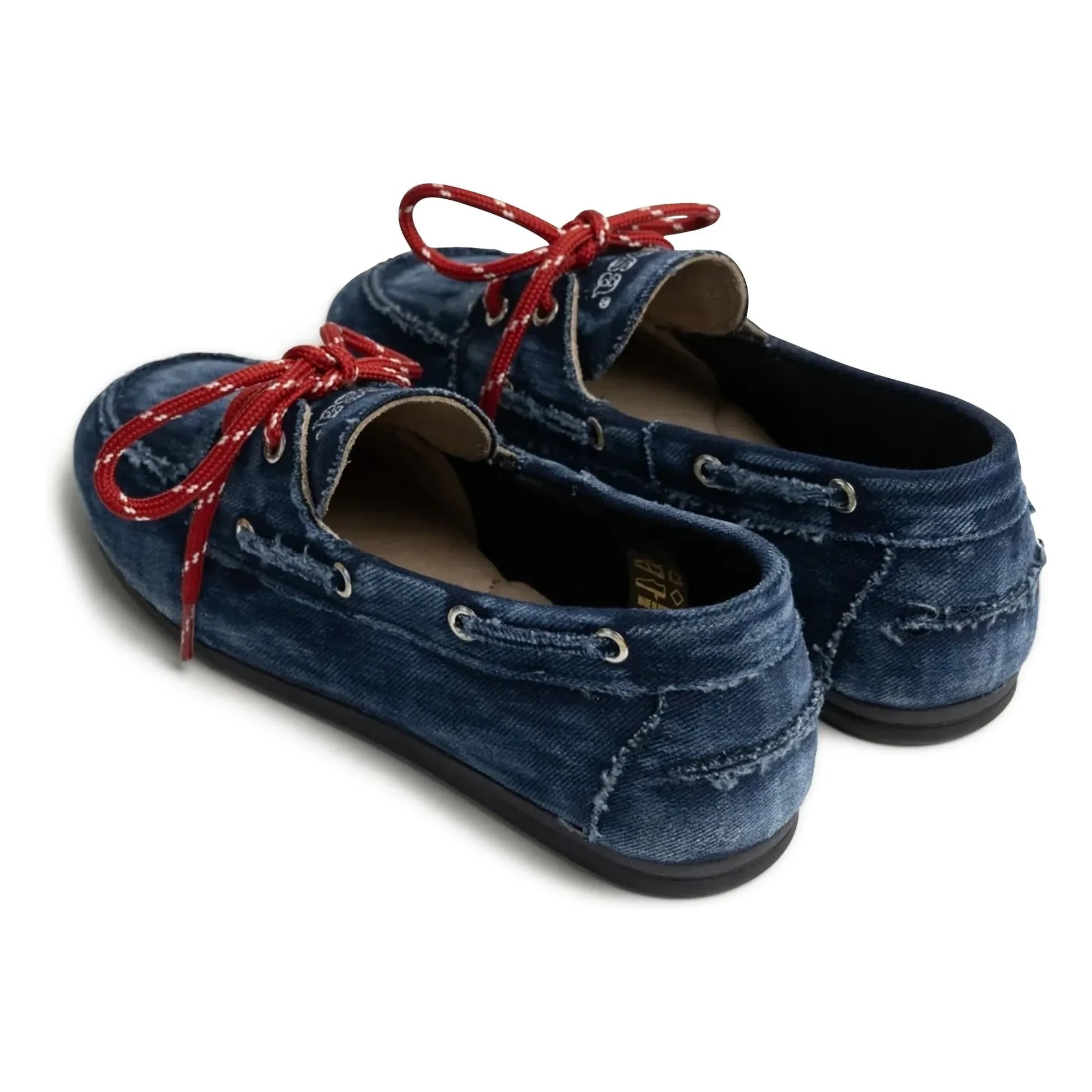 Posa - Denim Boat Shoes | Navy blue
