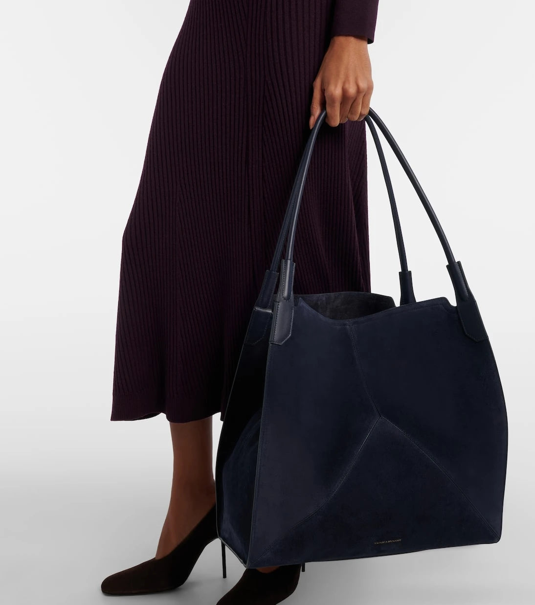 Victoria Beckham - Victoria suede tote bag