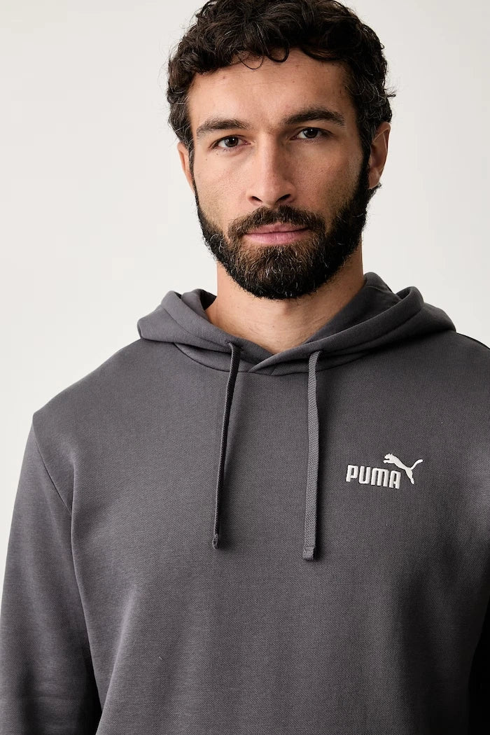 Puma kapüşonlu erkek pamuklu Essentials sweatshirt
