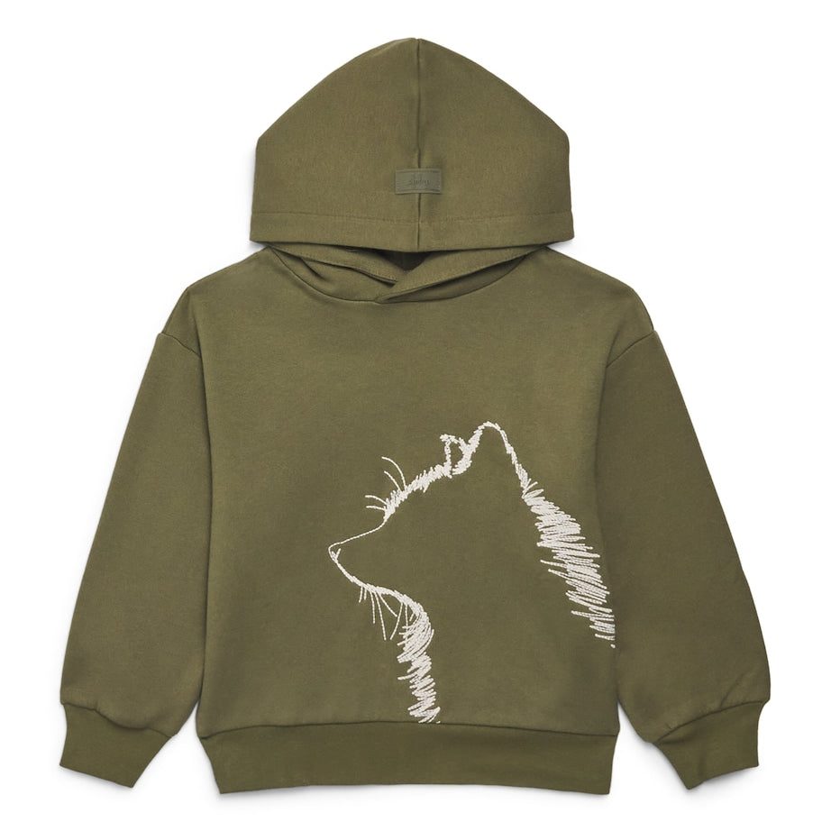 Cotton Embroidered-Detail Hoodie (2-14 Years)