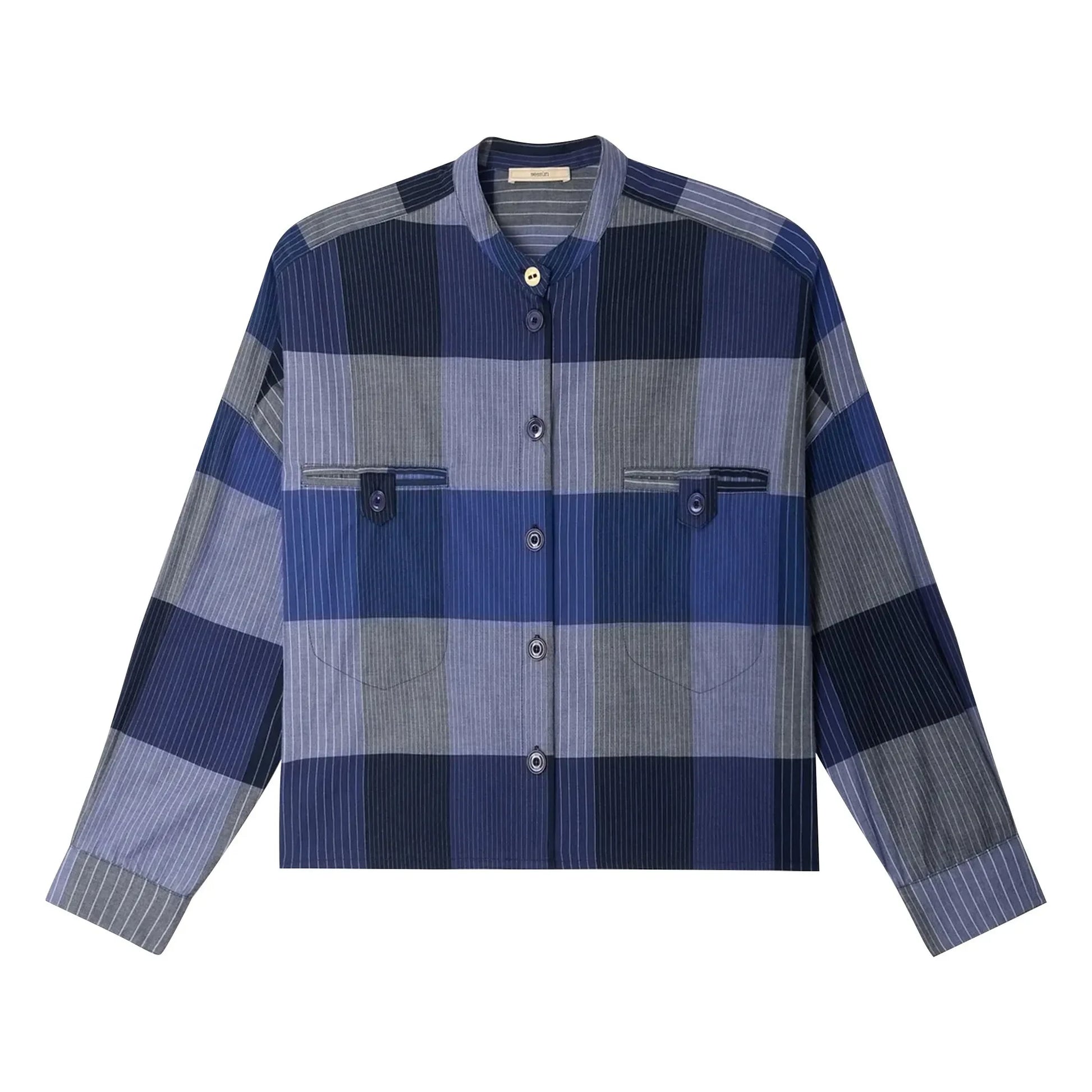 Sessùn - Orregia cotton shirt | Blue