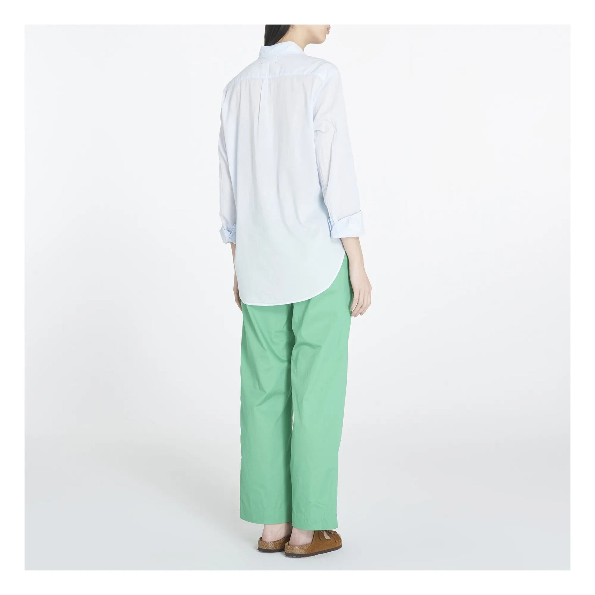 Xirena - Beau Cotton Poplin Shirt | Light blue