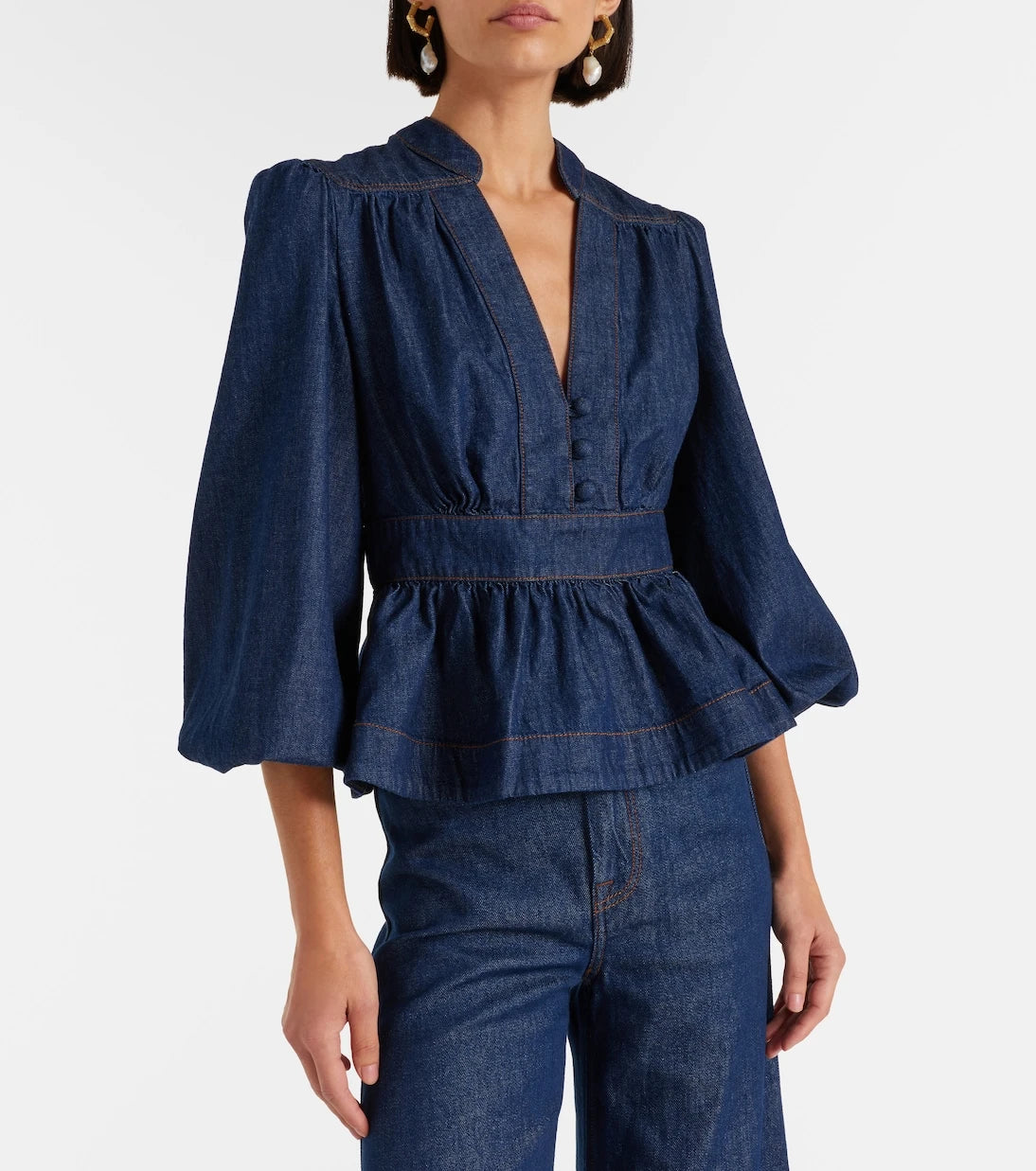 Zimmermann - Awaken denim blouse