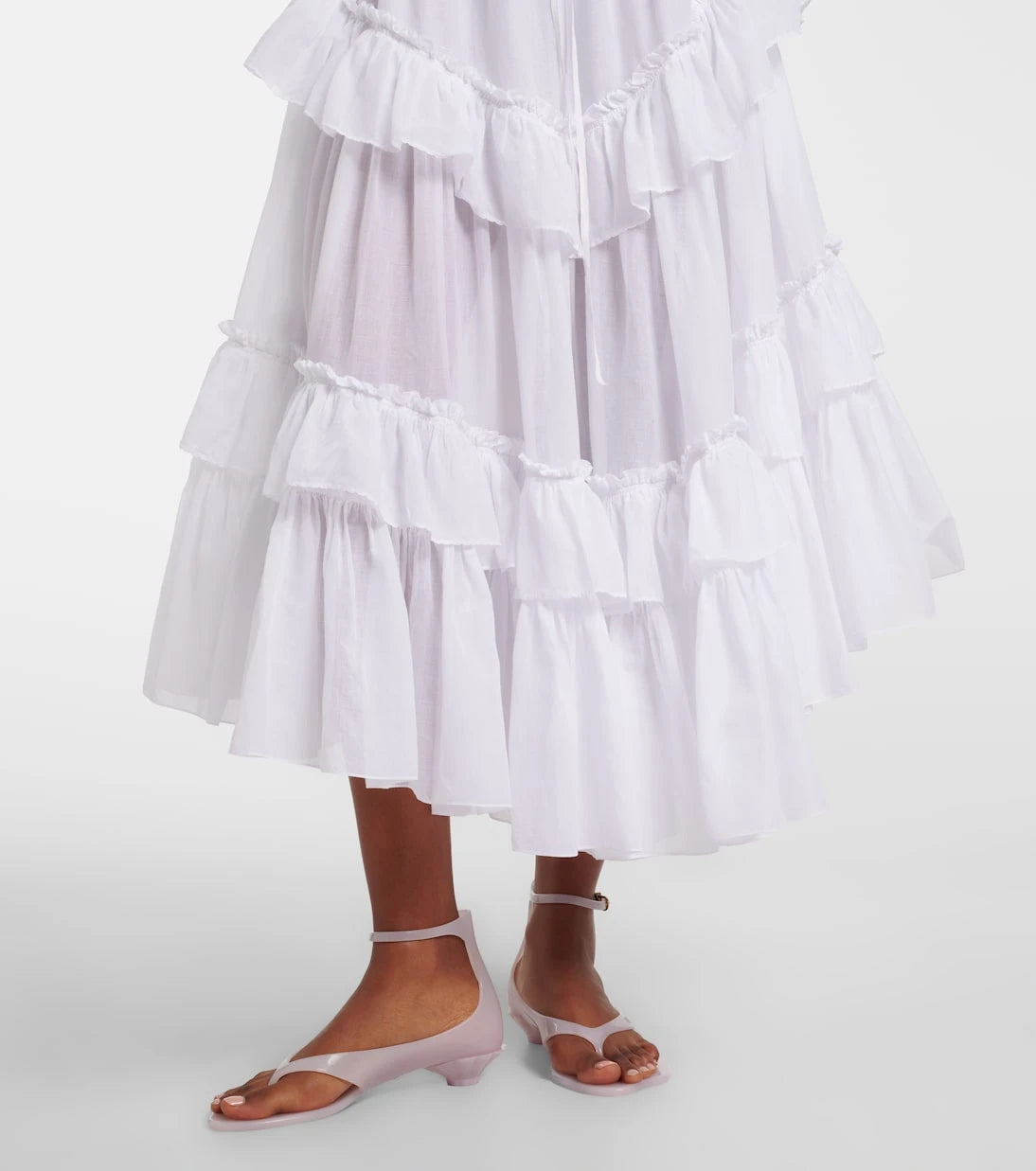 Chloé - Cotton midi skirt
