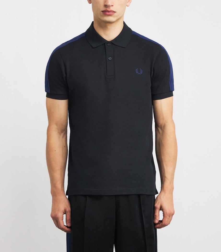Cotton Taped Logo Polo Shirt
