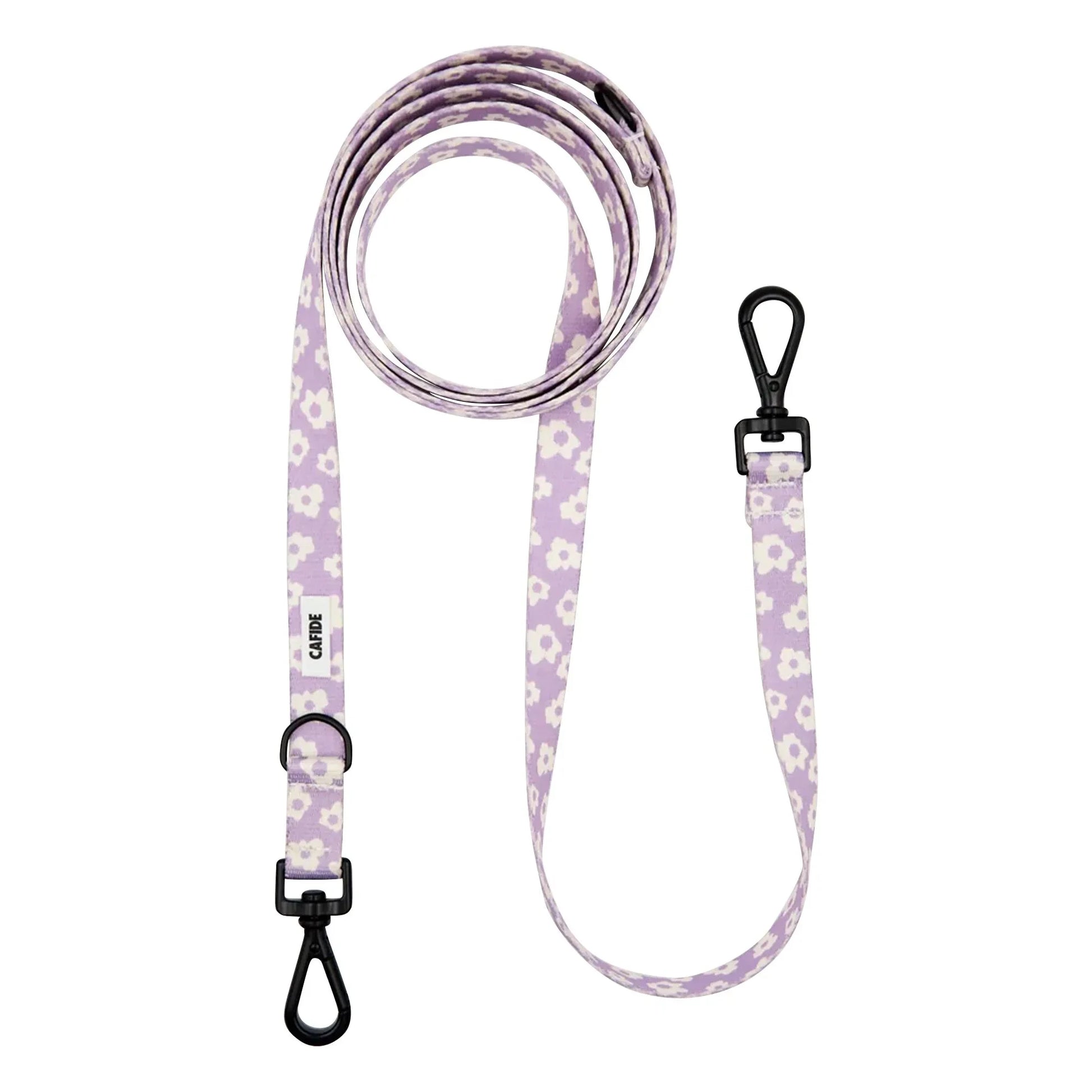 Cafide - Juno 3-position dog leash | Lilac